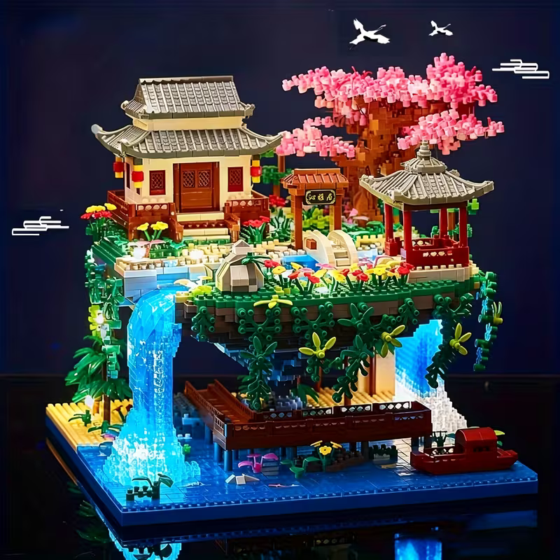 Chinese Architecture Micro Building Blocks Set